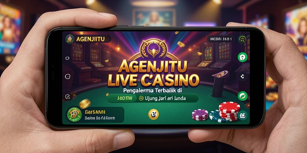 Tampilan permainan Live Casino yang mengesankan dengan dealer profesional.