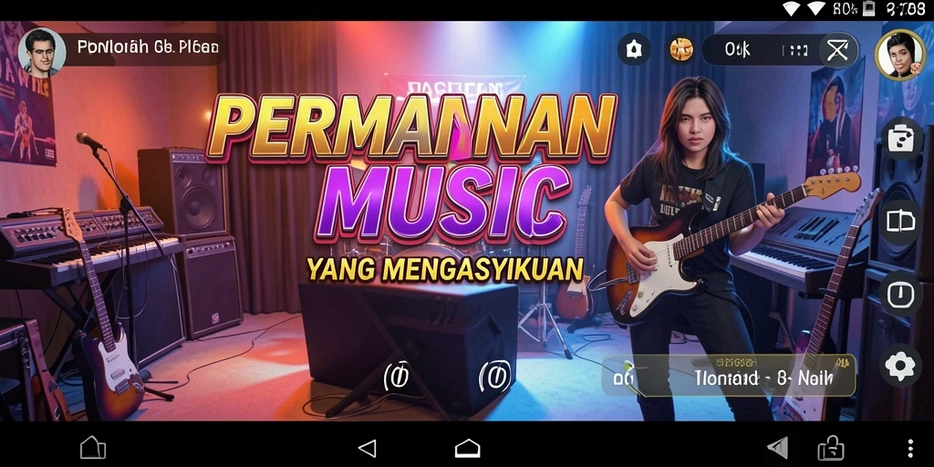 Tampilan gameplay F08 yang menarik dan interaktif.
