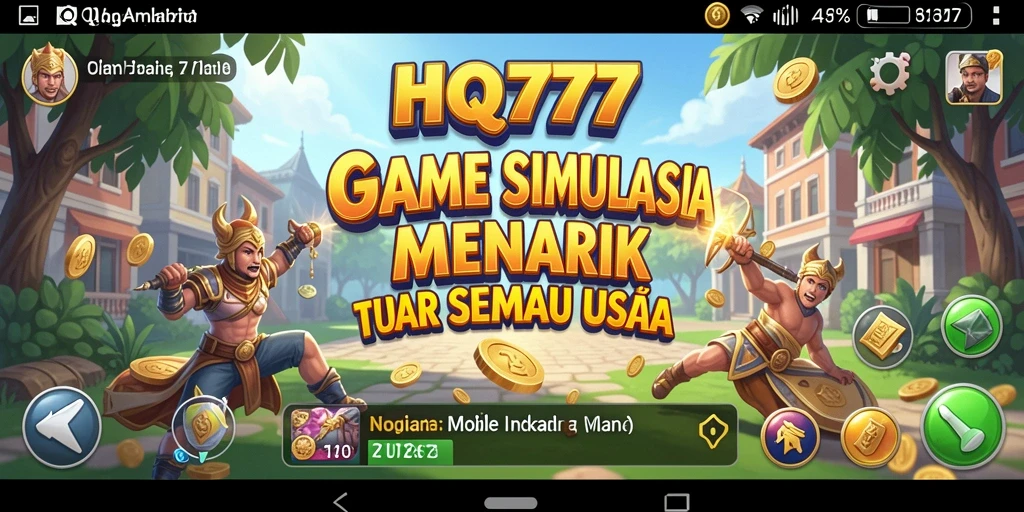 Screenshot menunjukkan interaksi pemain dalam gameplay Simulation yang menarik.