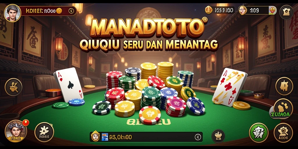 Tampilan gameplay menarik dari game QiuQiu MANADOTOTO.