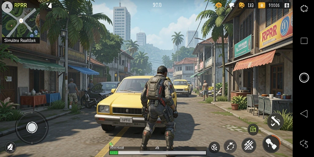 Screenshot utama RPRR menampilkan momen gameplay yang mendebarkan dan interaktif.