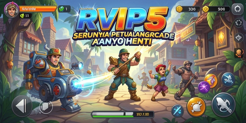 Tampilan gameplay seru dari RVIP5 dengan grafis yang menawan.